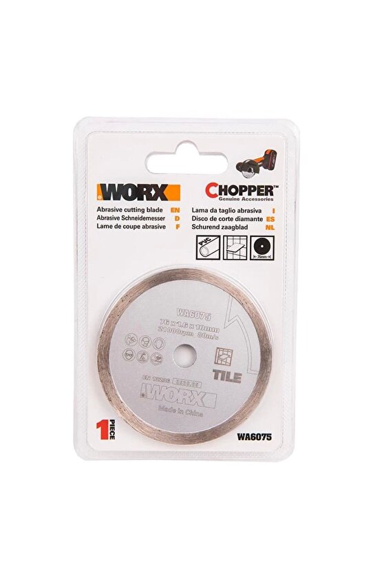 WA6075 WX801 İçin 76x10mm Fayans, Seramik, Mermer Elmas Kesme Diski