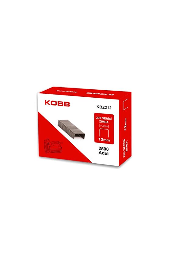 KBZ212 12mm 2500 Adet 200 Serisi Ağır Hizmet Tipi Zımba Teli