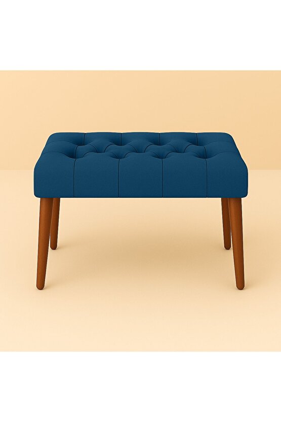 Karmen Bench Puf - Mavi
