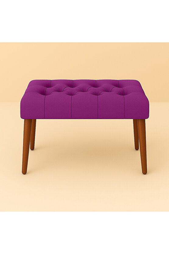 Karmen Bench Puf - Fuşya