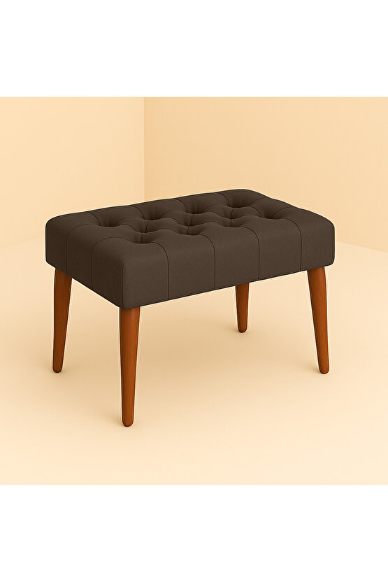 Karmen Bench Puf - Kahverengi