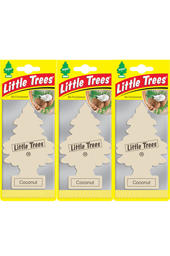 Little Trees Coconut (hindistan Cevizi) Oto Kokusu 3 Adet