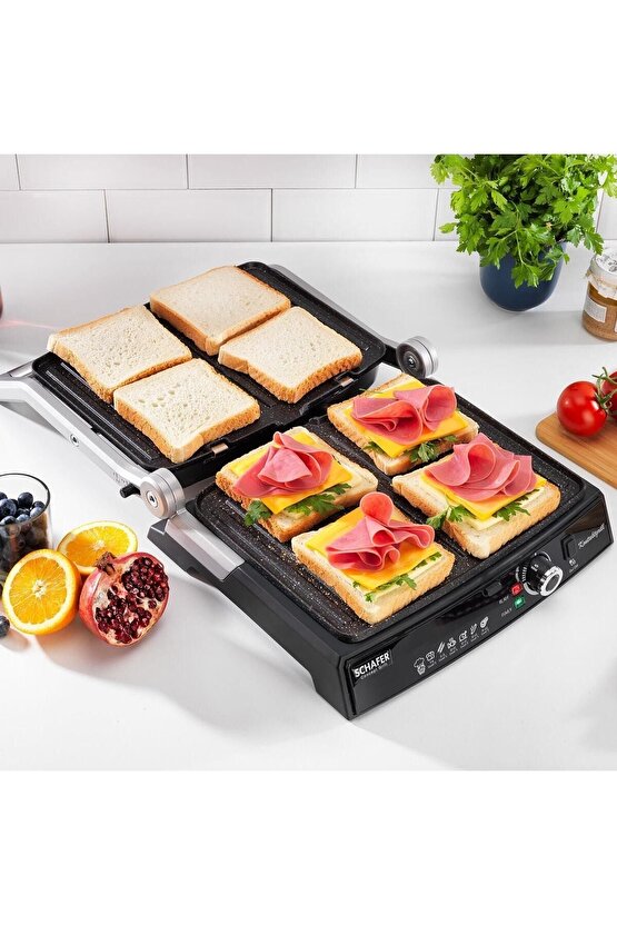 Schafer Concept Grıll Tost Makinesi-1 Prç.-ınox