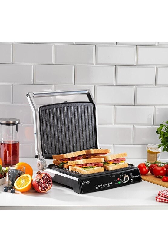 Schafer Concept Grıll Tost Makinesi-1 Prç.-ınox