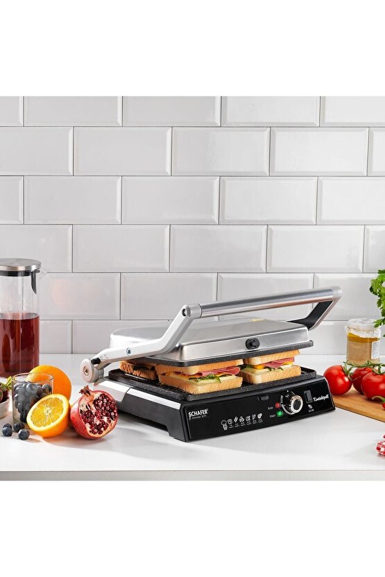 Schafer Concept Grıll Tost Makinesi-1 Prç.-ınox