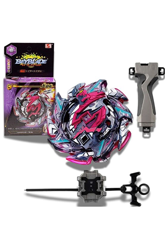 BURST B-113 Burst Booster Hell Salamander 12 Operate 12.op BEYBLADE FIRLATICILI B113