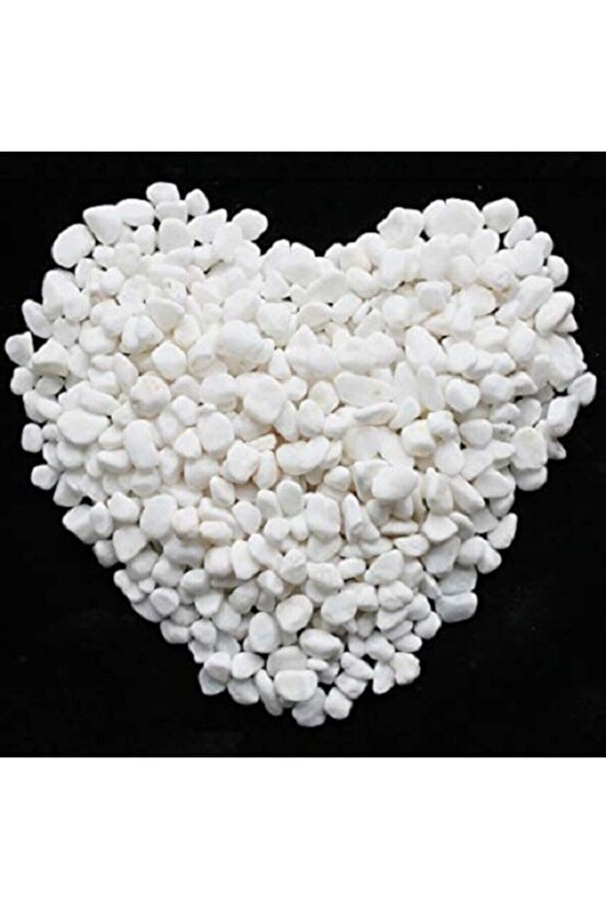 Beyaz Dolomit Taş 5 Kg 1-2 Cm Dere Çakıl Taşı Saksı Taşı Akvaryum Teraryum Taşı Bahçe Taşı 20no.3m