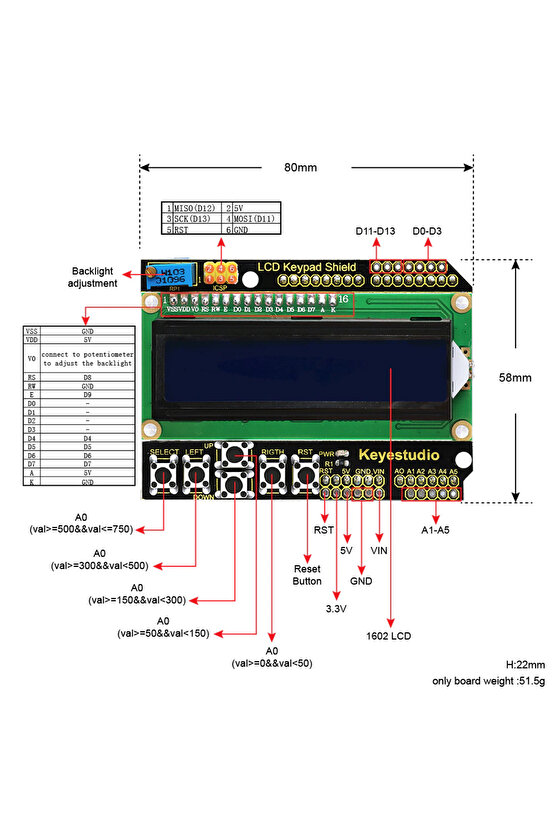 Lcd Keypad Shield