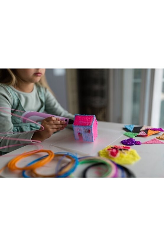 3d Kalem Yazıcı Için 10 Renk 50 Metre (10 X 5 Metre) Pla Filament