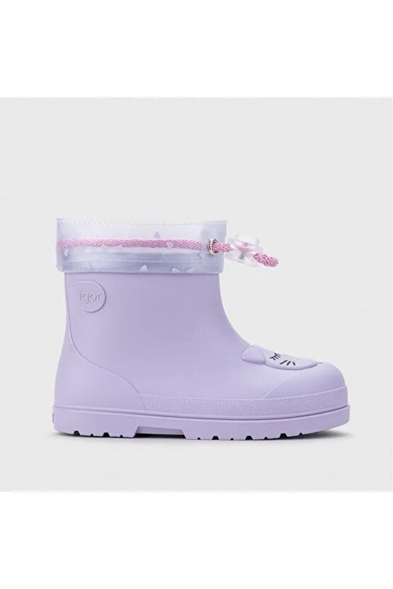 Mendi Gato Mauve Çocuk Yağmur Çizmesi