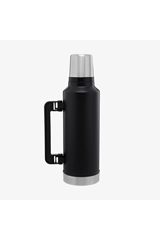Klasik Vakumlu Paslanmaz Çelik 1.9L Unisex Siyah Termos