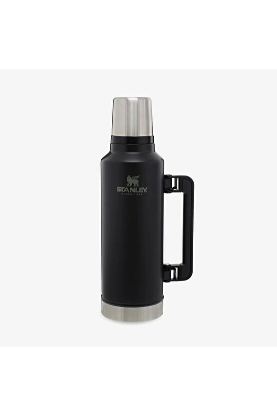 Klasik Vakumlu Paslanmaz Çelik 1.9L Unisex Siyah Termos