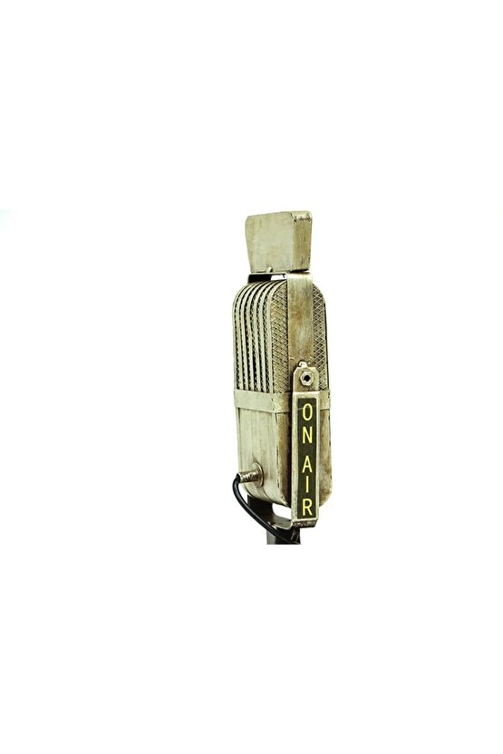 Dekoratif Metal Mikrofon