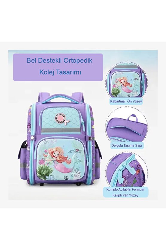 Arabalı Ortopedik Kolej Çantası