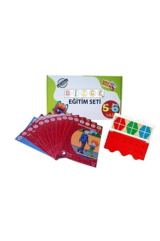 Dizge 5-6 Yaş Zeka Geliştirici Eğitim Seti (11 Kitapçık + Kontrol Aracı) İşitsel Dikkati Geliştirme