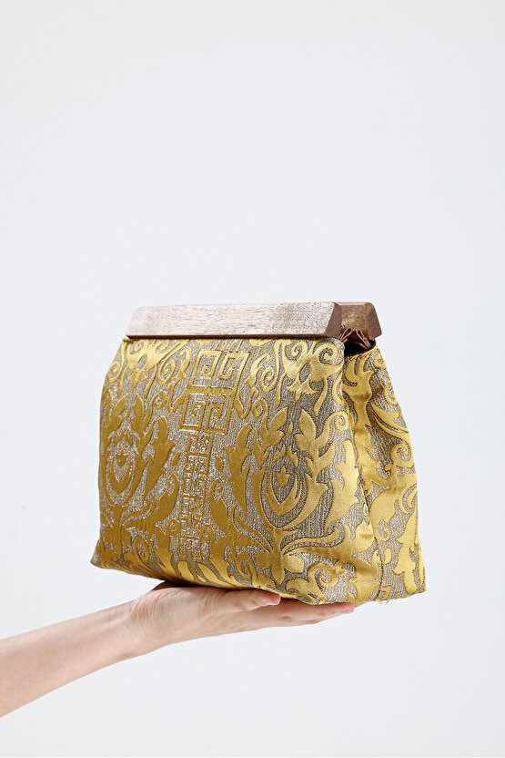 Kadın Otantik Desen Clutch Çanta