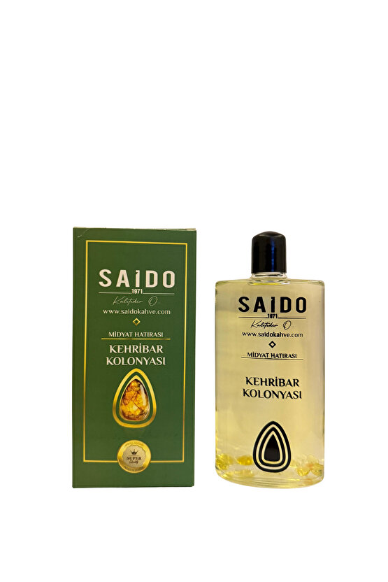 Parçacıklı Kehribar Kolonyası 250ml – Doğal Ve Cilt Yumuşatıcı Etki