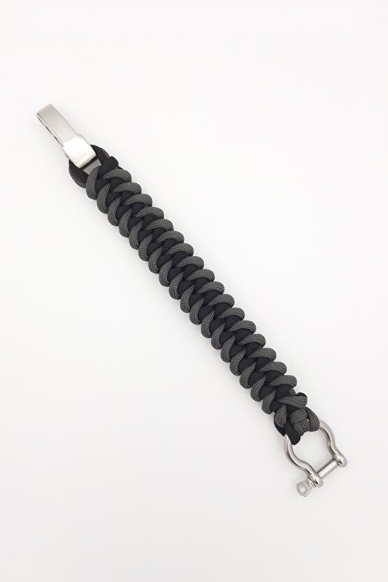 Çelik Vidalı Kapama Paracord Bileklik