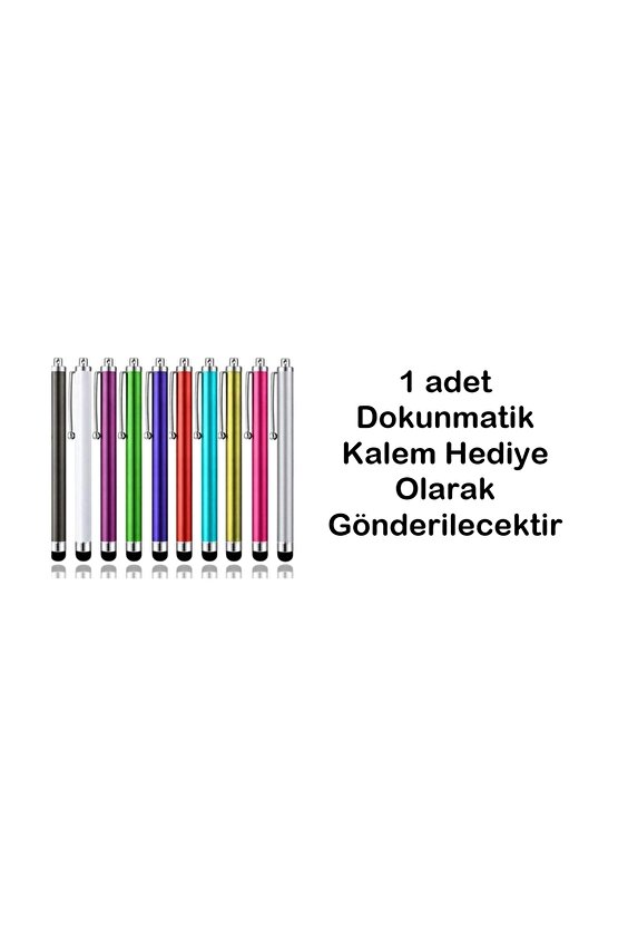 Samsung Tab S5e SM-T720 Tablet İçin Uyumlu Şarjlı Touchpadli Yuvarlak Tuş RGB Bluetooth Klavye