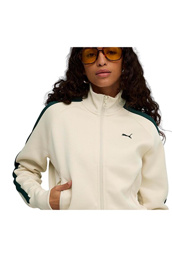 629796-92 T7 Always On Track Jacket Kadın Ceket Krem