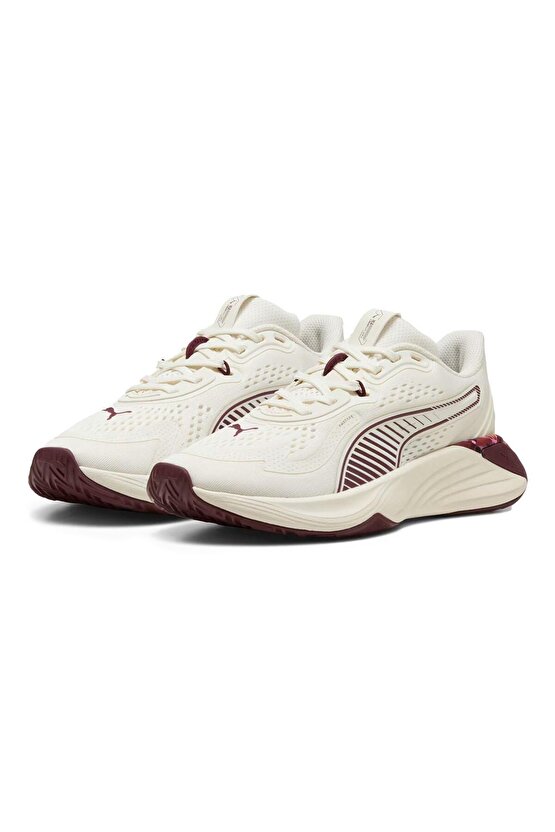 311739 PWR Hybrid TR Wns Floral Ri Spor Ayakkabı Krem