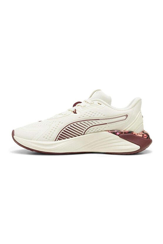 311739 PWR Hybrid TR Wns Floral Ri Spor Ayakkabı Krem