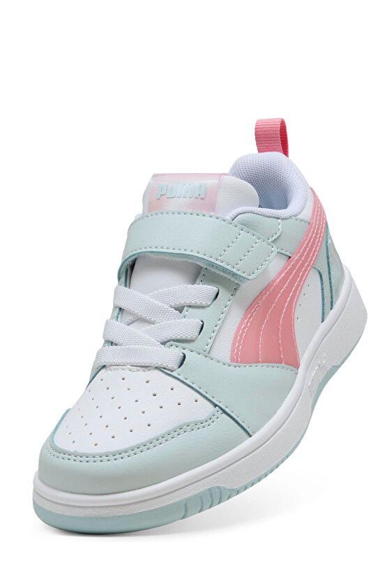 Rebound V6 Lo Space Belle Ac+Ps Çocuk Spor Ayakkabı BEYAZ YEŞİL