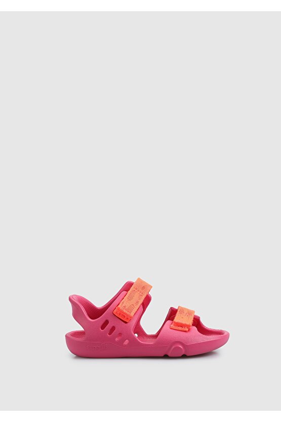 Pembe Kız Çocuk Düz Sandalet