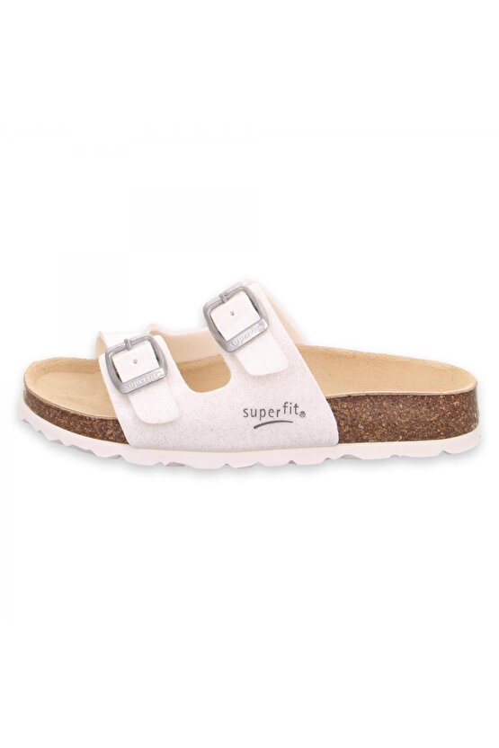 800111 G Deri Krem Unisex Terlik