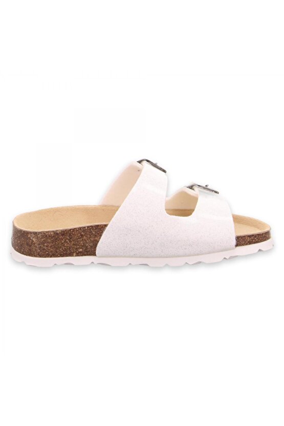800111 G Deri Krem Unisex Terlik