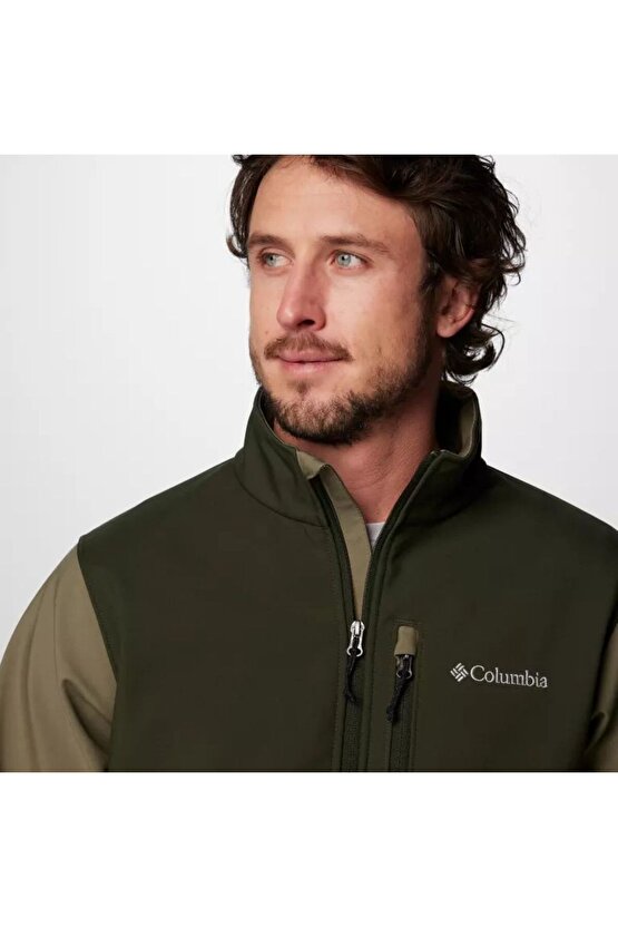 Erkek Haki Ascender Omni Shield Softshell Mont