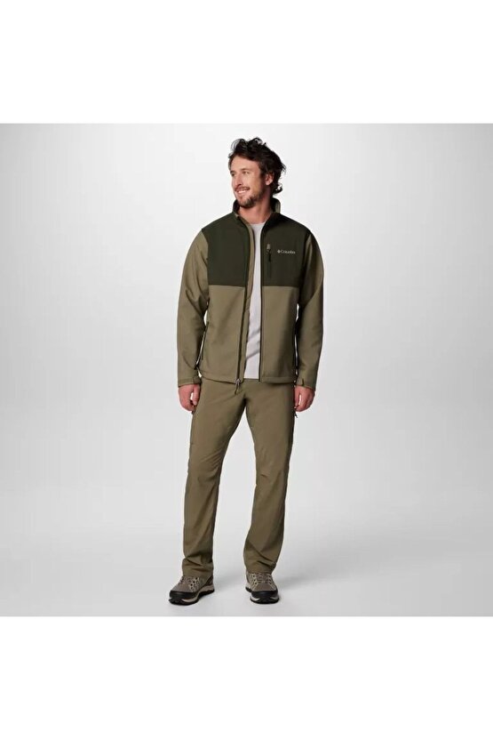 Erkek Haki Ascender Omni Shield Softshell Mont
