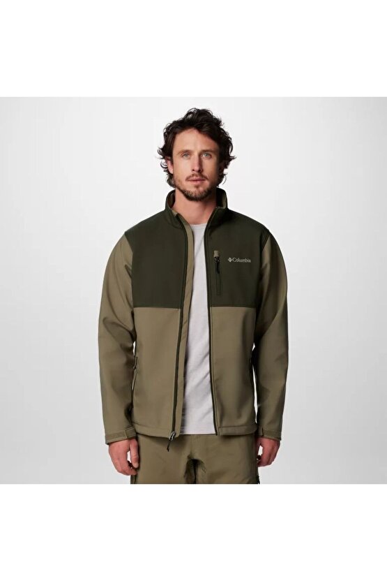 Erkek Haki Ascender Omni Shield Softshell Mont