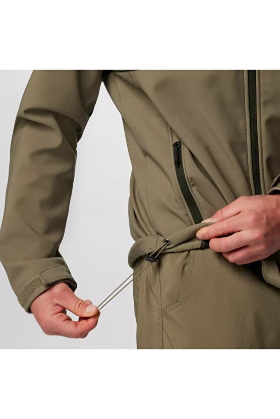 Erkek Haki Ascender Omni Shield Softshell Mont