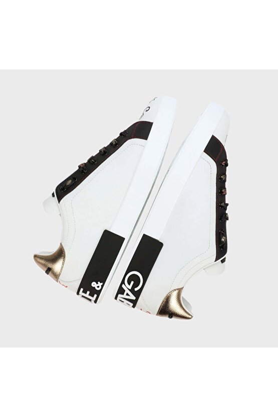 Scritte Fdo. Bianco Hakiki Deri Erkek Sneaker  CS1570 AZ268 HWF57