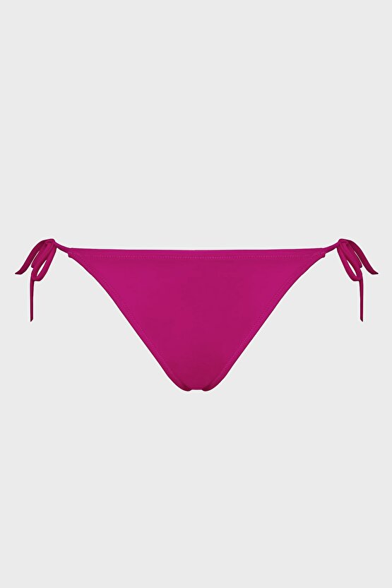Logolu Yandan Bağcıklı Bikini Altı Kadın Bikini Altı Kw0kw01724 T01