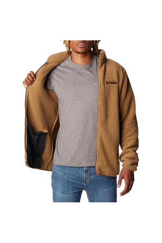 Erkek Camel Rugged Ridge III Sherpa Full Zip Polar