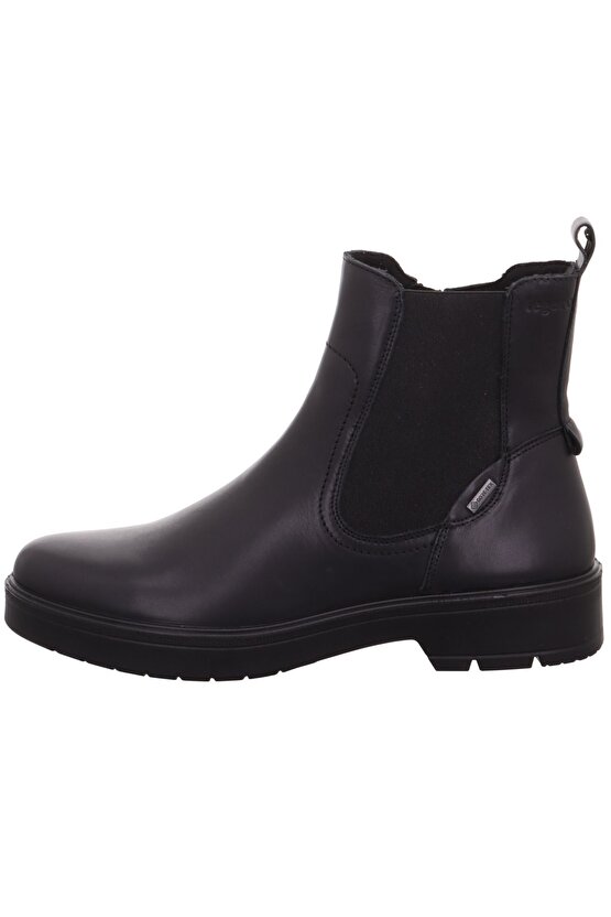 Mystic Gore-Tex Su Geçirmez Hakiki Deri Siyah Kadın Bot 2-000191-0100