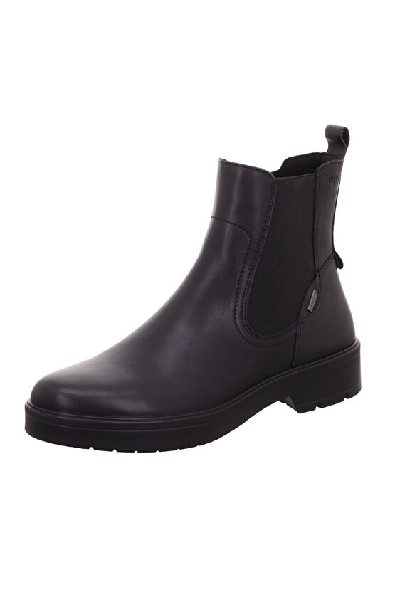 Mystic Gore-Tex Su Geçirmez Hakiki Deri Siyah Kadın Bot 2-000191-0100