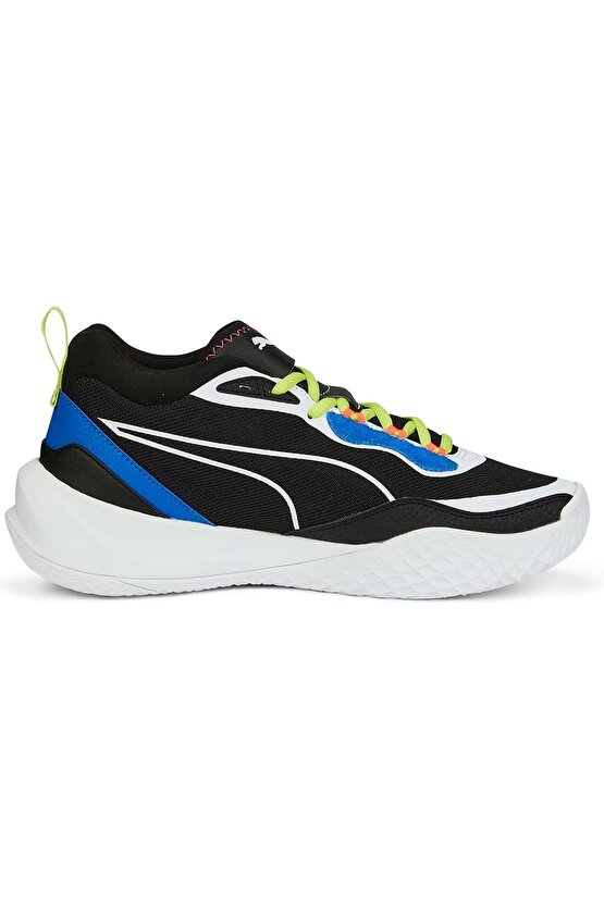 385841-04 Playmaker Basketbol Erkek Spor Ayakkabı BEYAZ-SİYAH