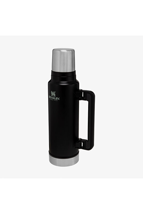 Klasik Vakumlu Çelik 1.4L Unisex Siyah Termos