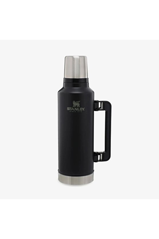 Klasik Vakumlu Paslanmaz Çelik 1.9L Unisex Siyah Termos