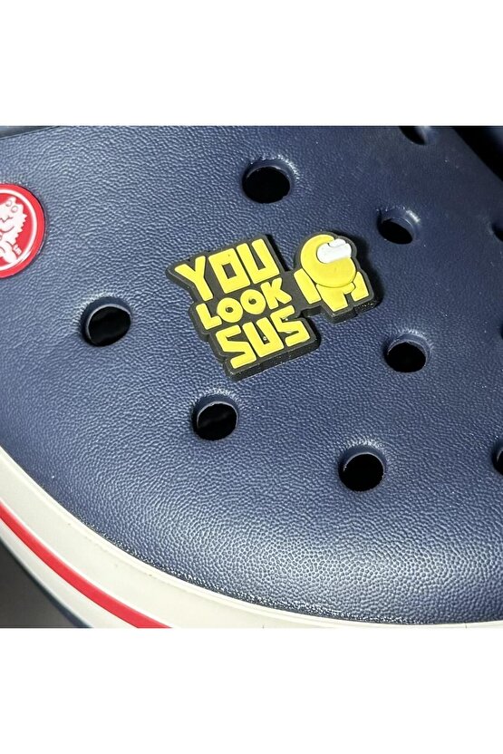 Sarı Crocs Tekli Terlik Süsü (1 adet) Jibbitz Charm