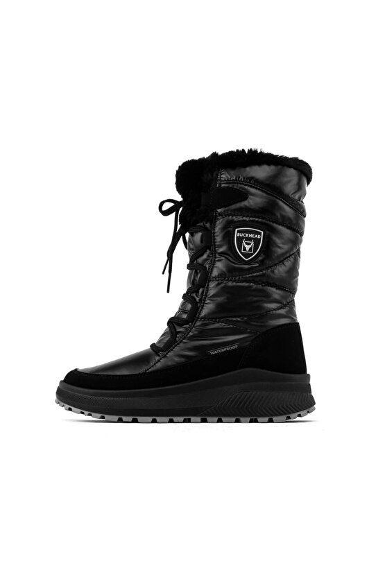 1130 Felix Waterproof Kadın Kar Çizme Siyah