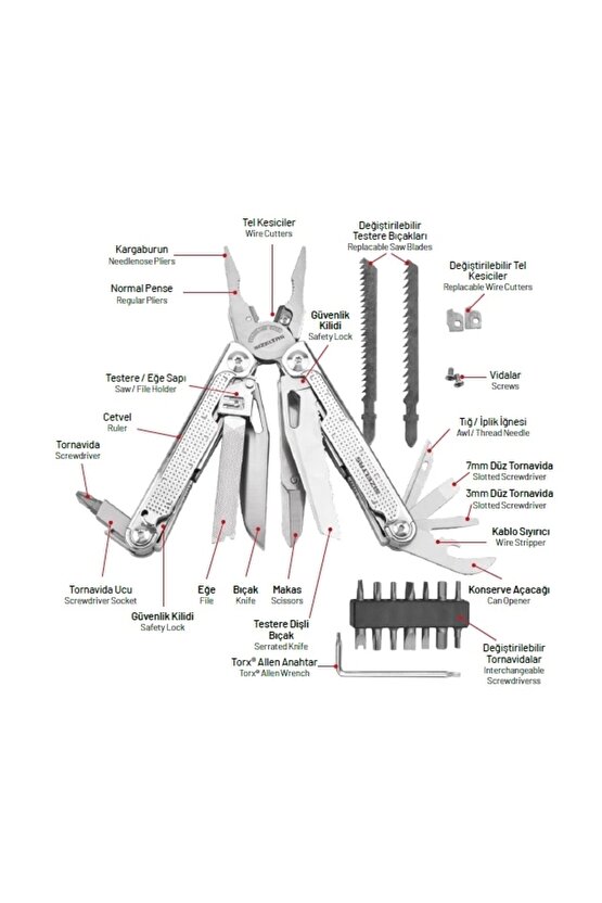 14000005269 180 mm Multi Tool Pro (15 Fonksiyonlu)