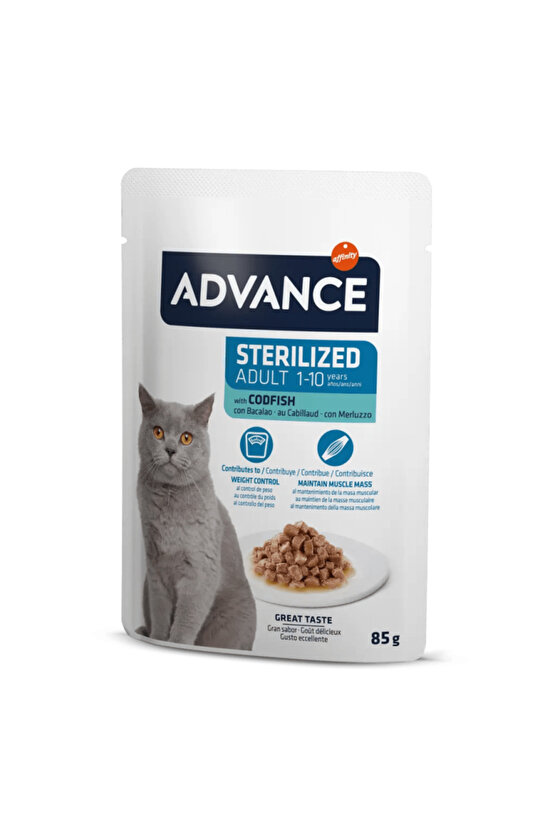 Morina Balıklı Kısırlaştırılmış Yetişkin Kedi Konservesi 85 gr