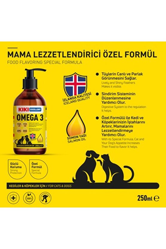 Kedi & Köpek Omega 3 250 Ml. KCD201