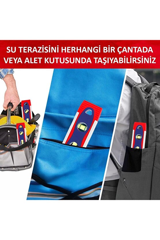 WP262027 225MM Manyetik Şoka Dayanıklı Torpedo Su Terazisi