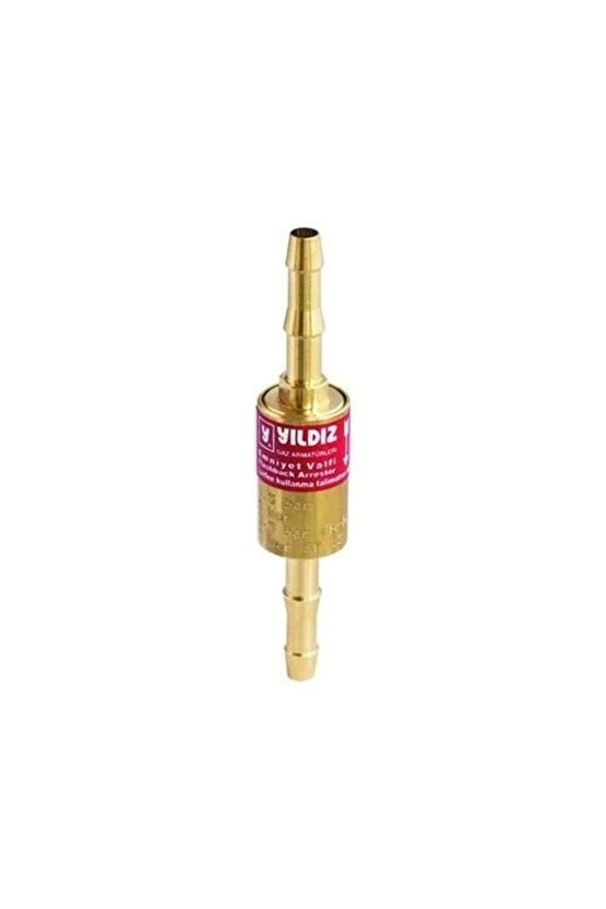 Yıldız 1018 Hortum Arası Alev Emniyet Valfi Yanıcı Gaz