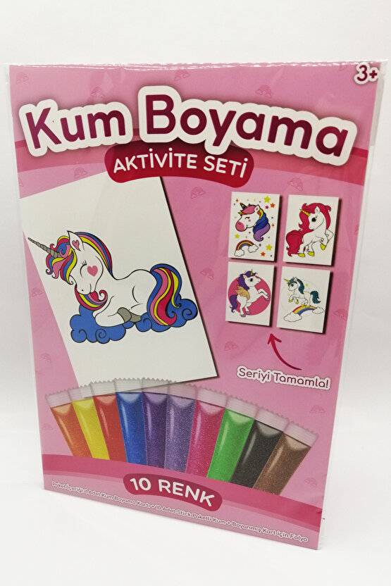 Bulut Unicorn | Unicorn Kum Boyama Aktivite Seti